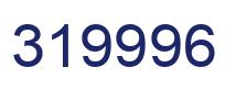 Number 319996 blue image
