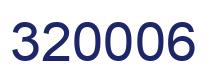 Number 320006 blue image