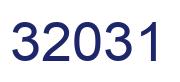 Number 32031 blue image