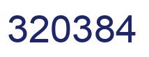 Número 320384 imagen azul