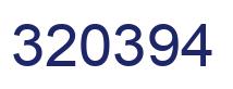 Number 320394 blue image