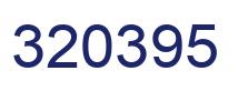 Number 320395 blue image