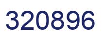 Number 320896 blue image