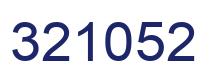 Number 321052 blue image