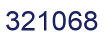 Number 321068 blue image
