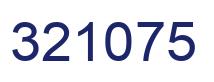 Number 321075 blue image