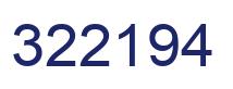 Número 322194 imagen azul