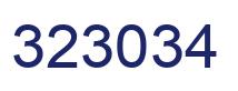 Number 323034 blue image