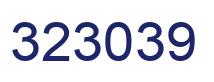 Número 323039 imagen azul