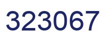 Número 323067 imagen azul