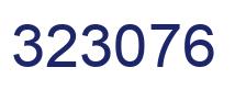 Número 323076 imagen azul