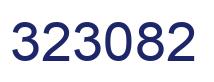 Number 323082 blue image