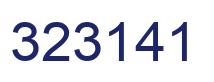 Number 323141 blue image