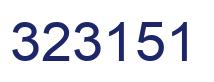 Número 323151 imagen azul