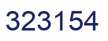 Número 323154 imagen azul