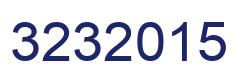 Number 3232015 blue image