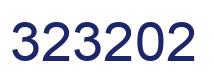 Number 323202 blue image