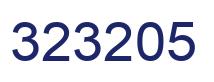 Number 323205 blue image