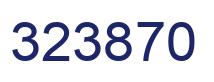 Número 323870 imagen azul