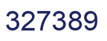 Número 327389 imagen azul