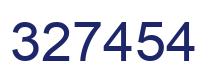 Número 327454 imagen azul