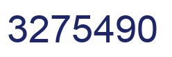 Number 3275490 blue image