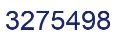 Number 3275498 blue image