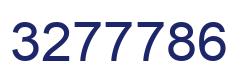 Number 3277786 blue image
