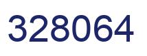 Number 328064 blue image