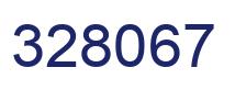 Number 328067 blue image