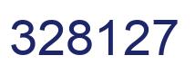 Number 328127 blue image