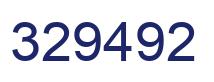 Number 329492 blue image