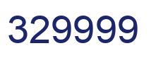 Number 329999 blue image