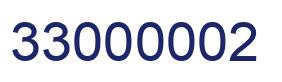 Number 33000002 blue image