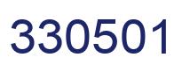 Number 330501 blue image