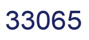 Number 33065 blue image