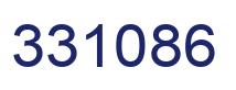 Number 331086 blue image