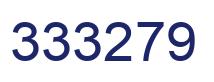 Number 333279 blue image