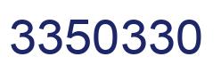 Number 3350330 blue image