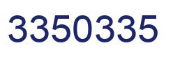 Number 3350335 blue image