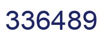 Número 336489 imagen azul