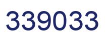 Number 339033 blue image