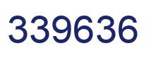 Number 339636 blue image