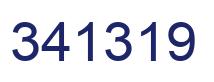 Número 341319 imagen azul