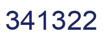 Número 341322 imagen azul
