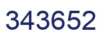 Número 343652 imagen azul