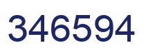 Number 346594 blue image