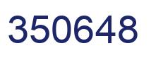 Number 350648 blue image