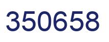 Number 350658 blue image