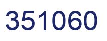 Número 351060 imagen azul